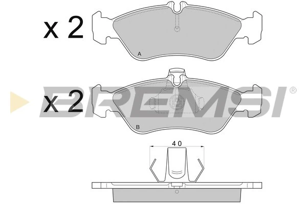 BREMSI BP2689