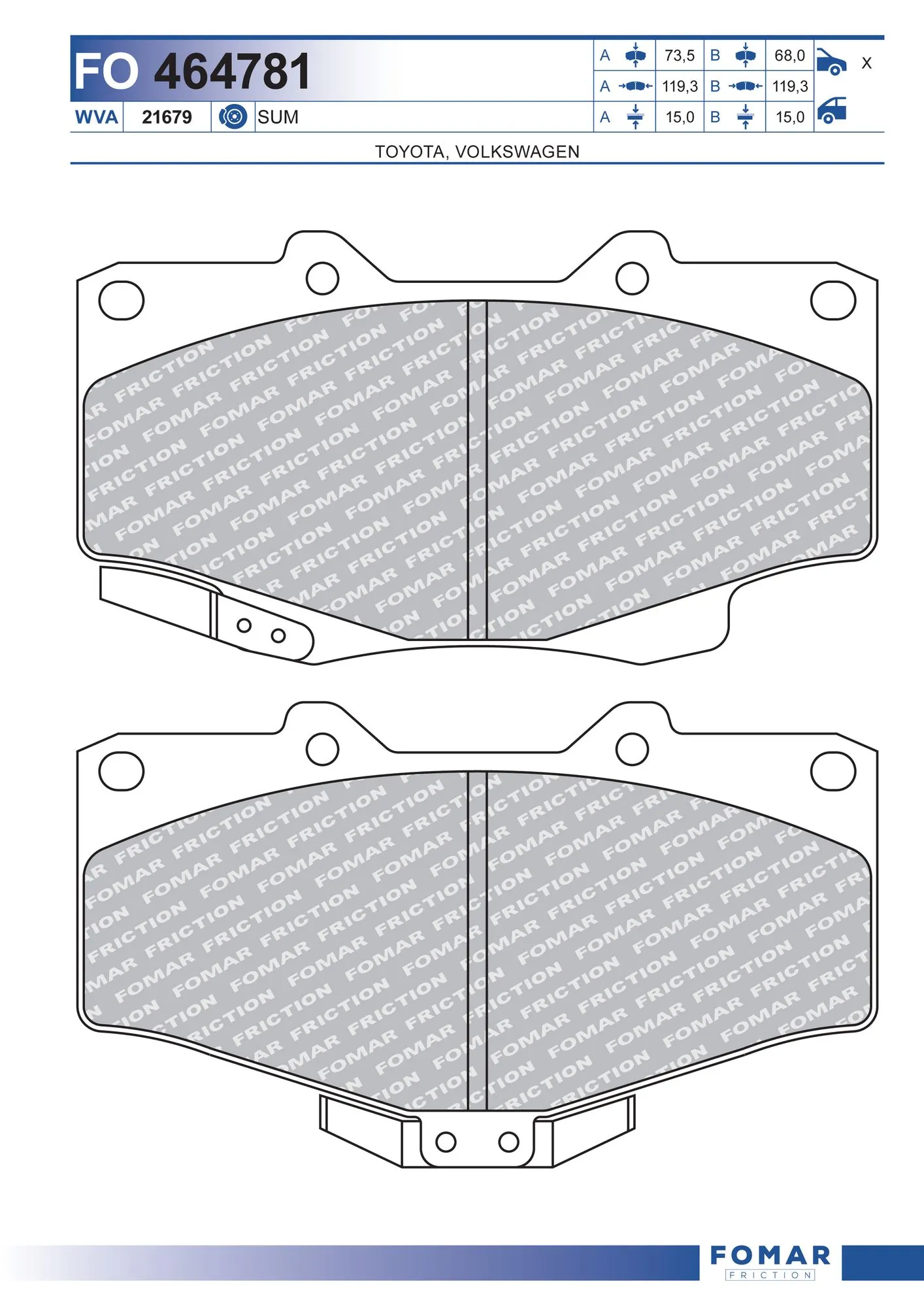 FOMAR FO464781