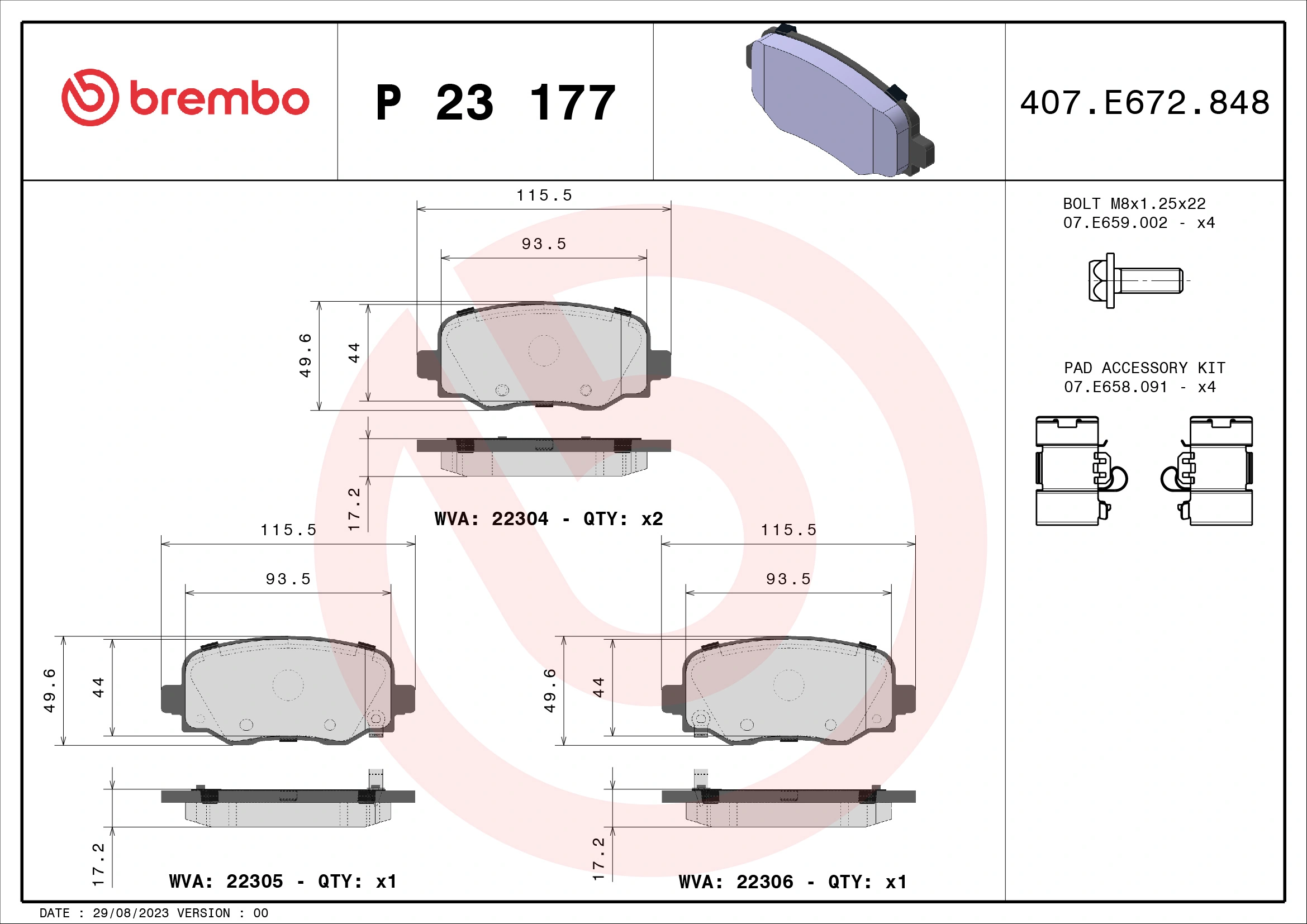 BREMBO P23177