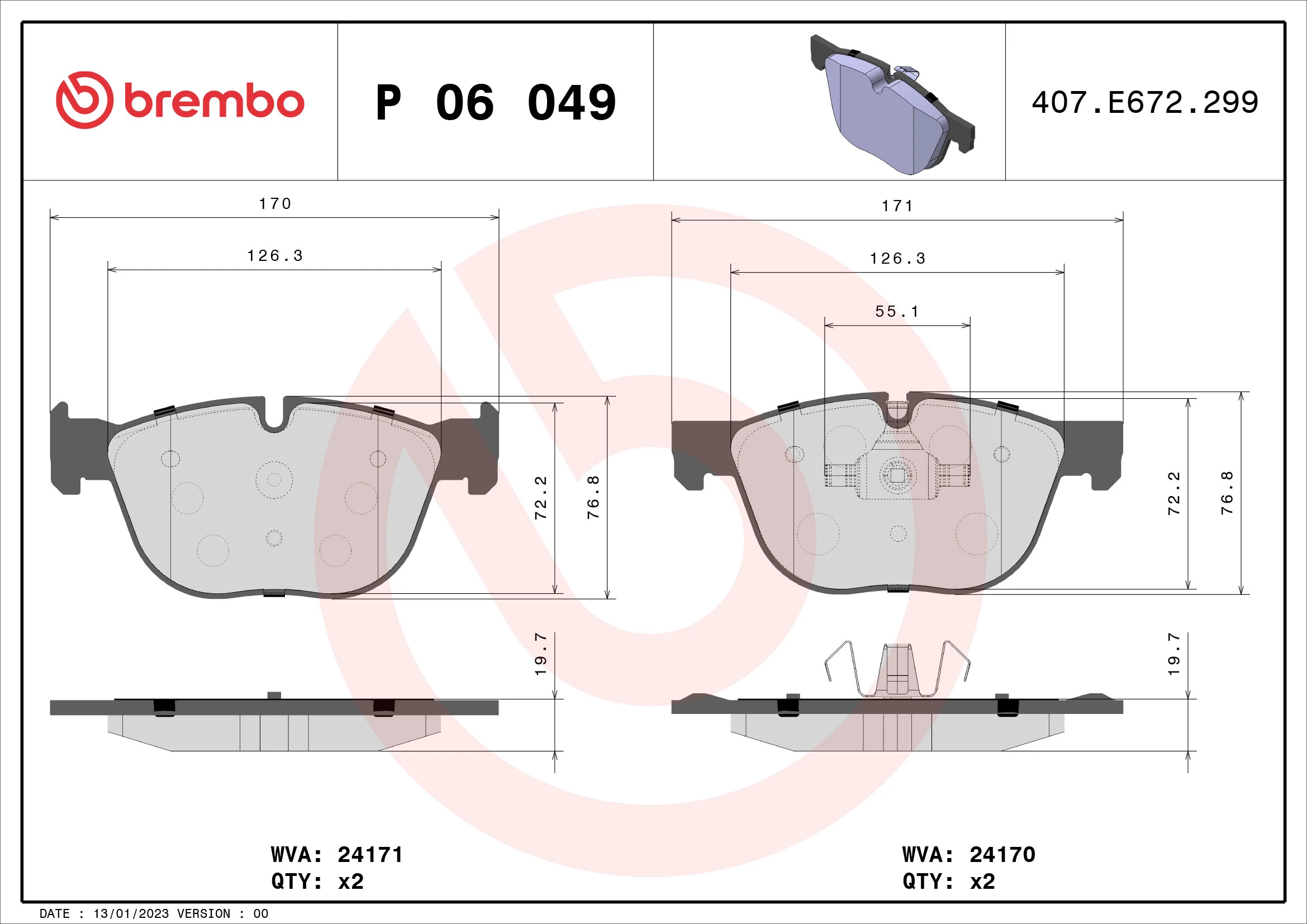 BREMBO P06049
