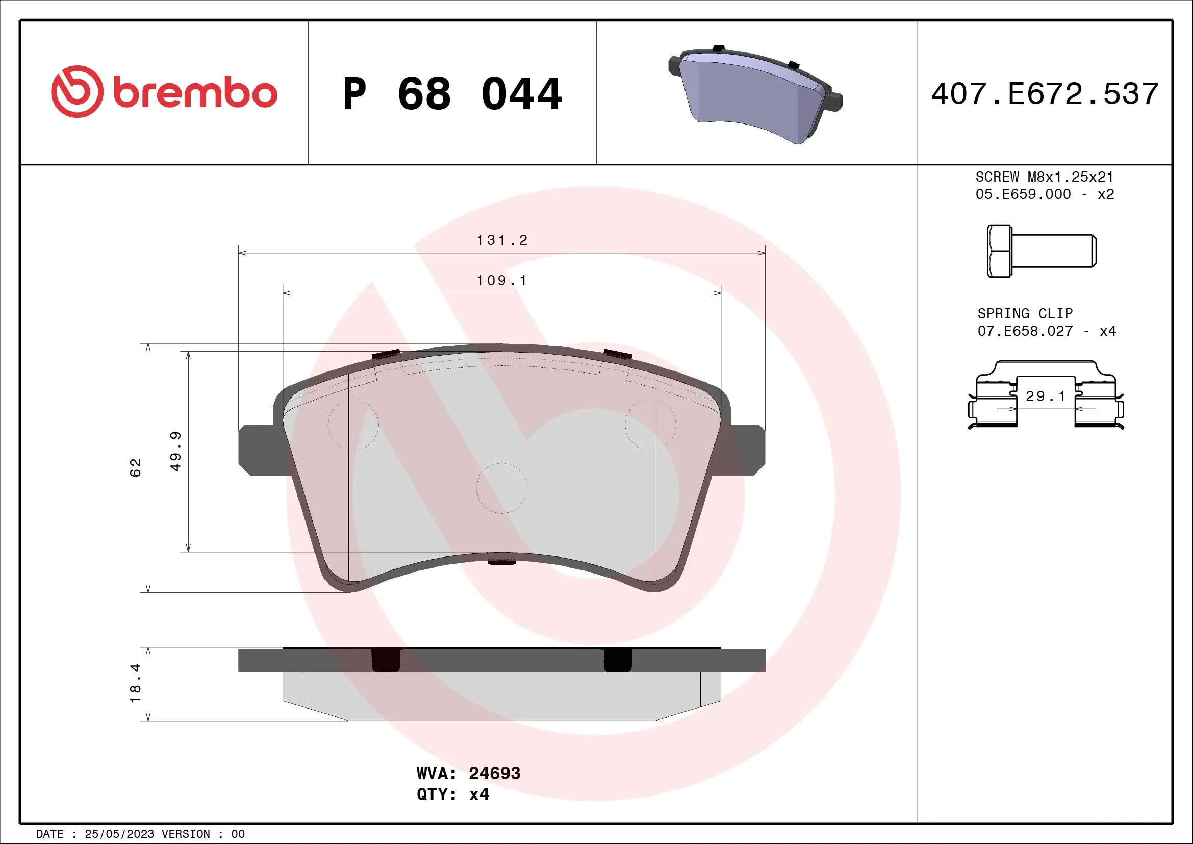BREMBO P68044