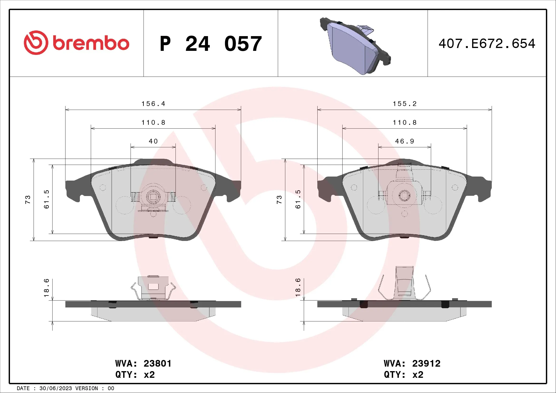 BREMBO P24057