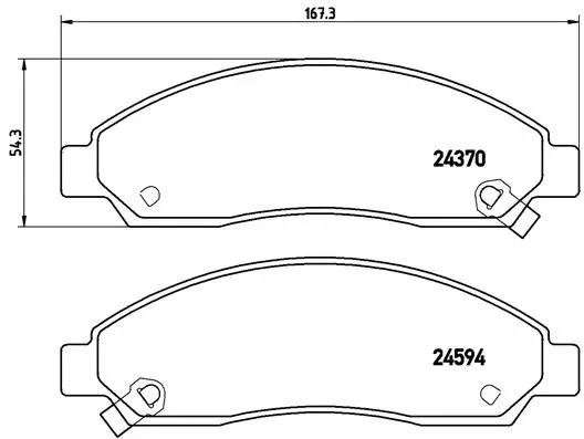 BREMBO P34005