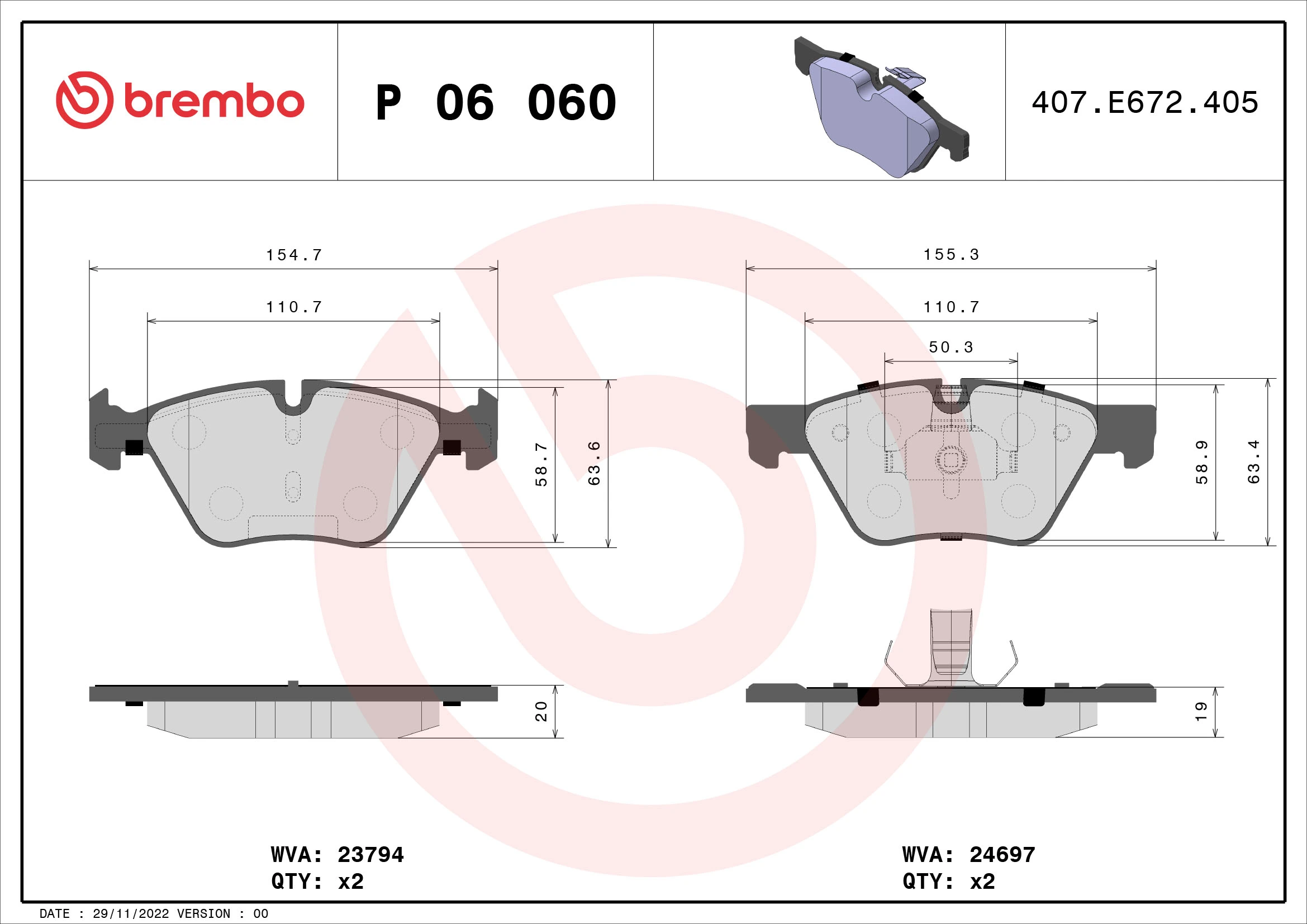 BREMBO P06060