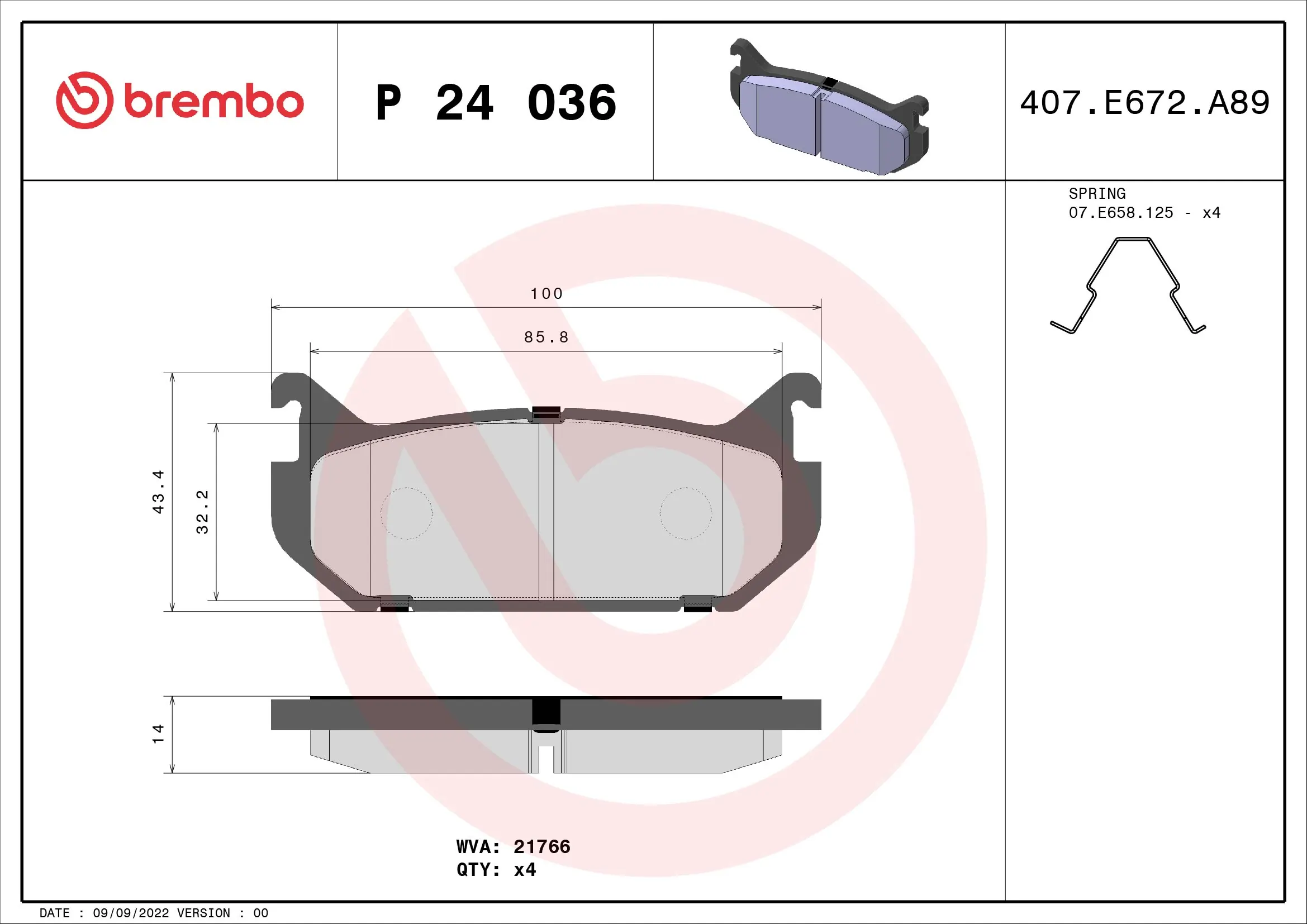 BREMBO P24036