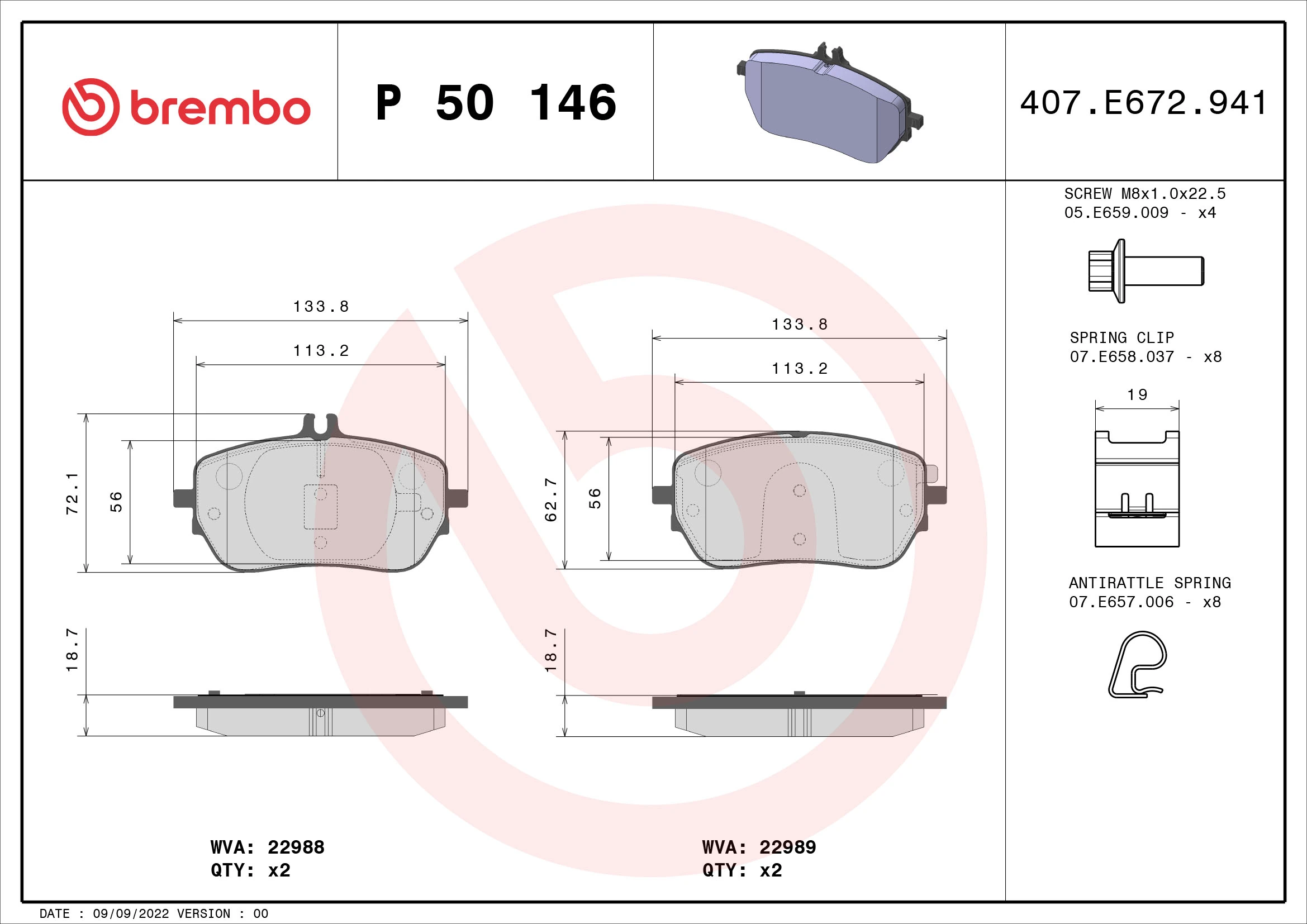 BREMBO P50146