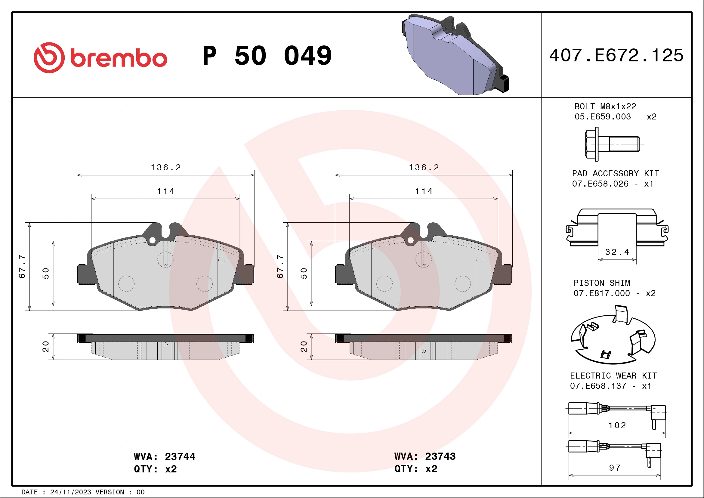 BREMBO P50049