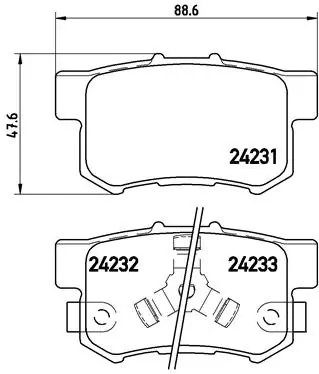 BREMBO P28051