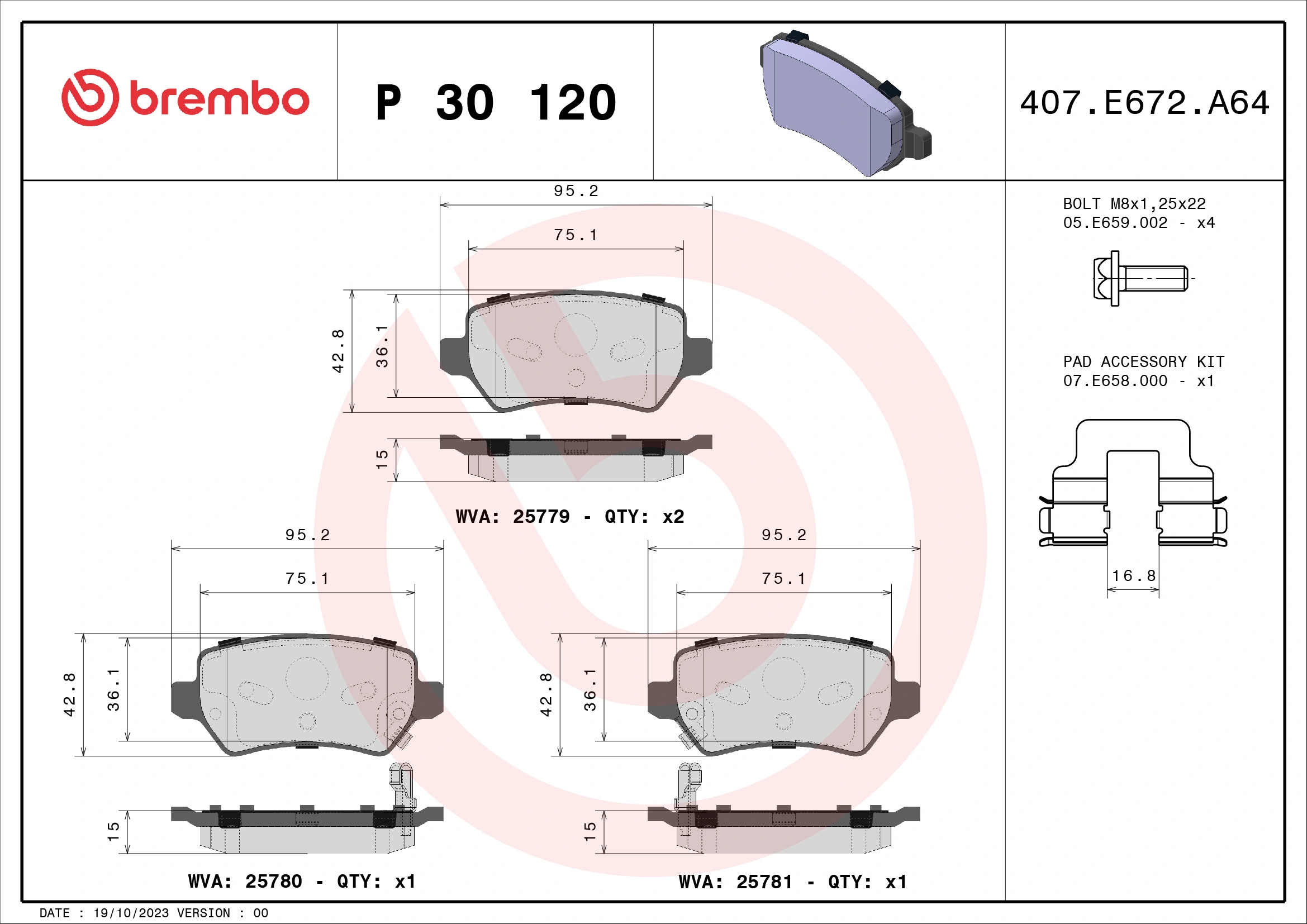 BREMBO P30120