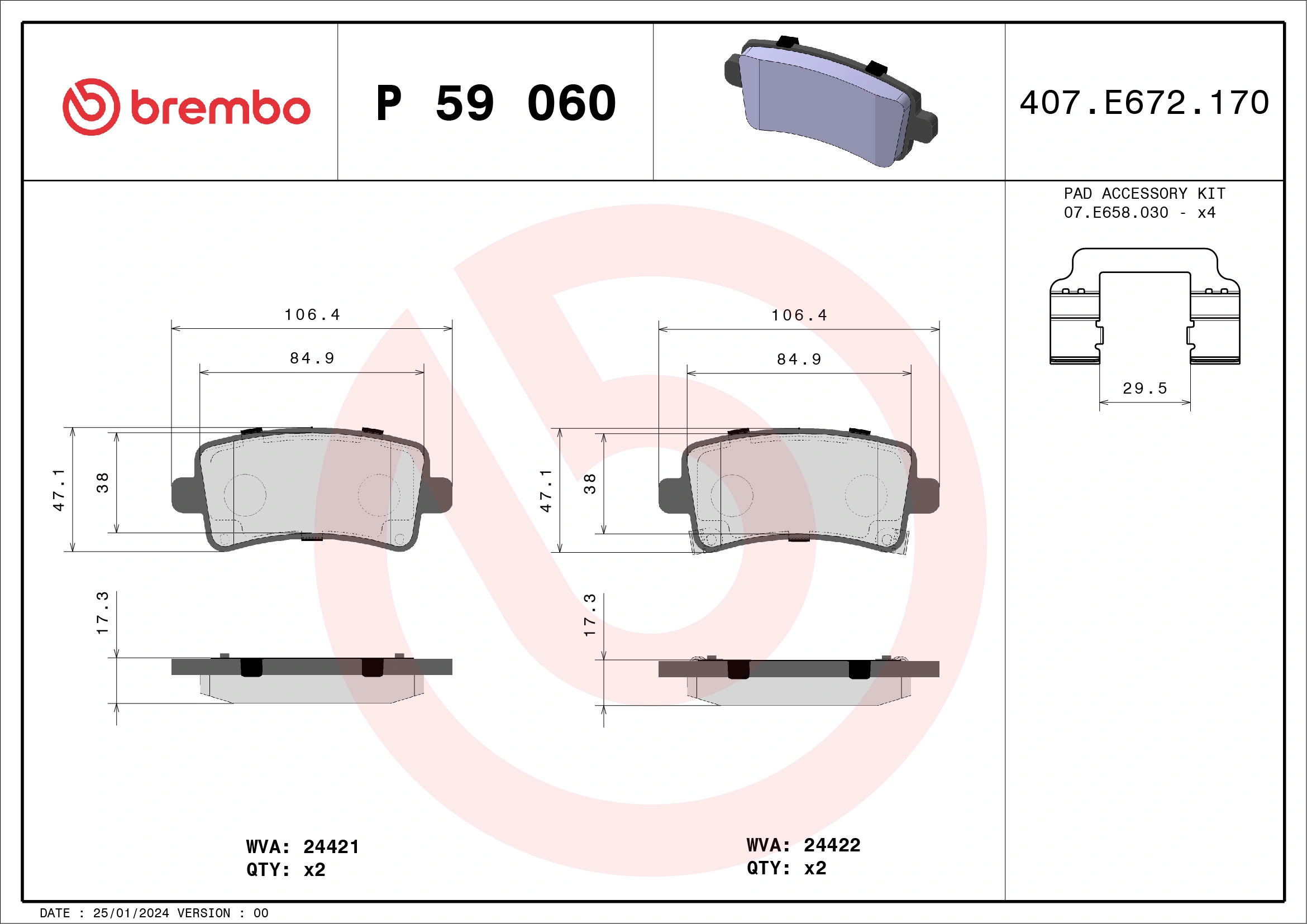 BREMBO P59060