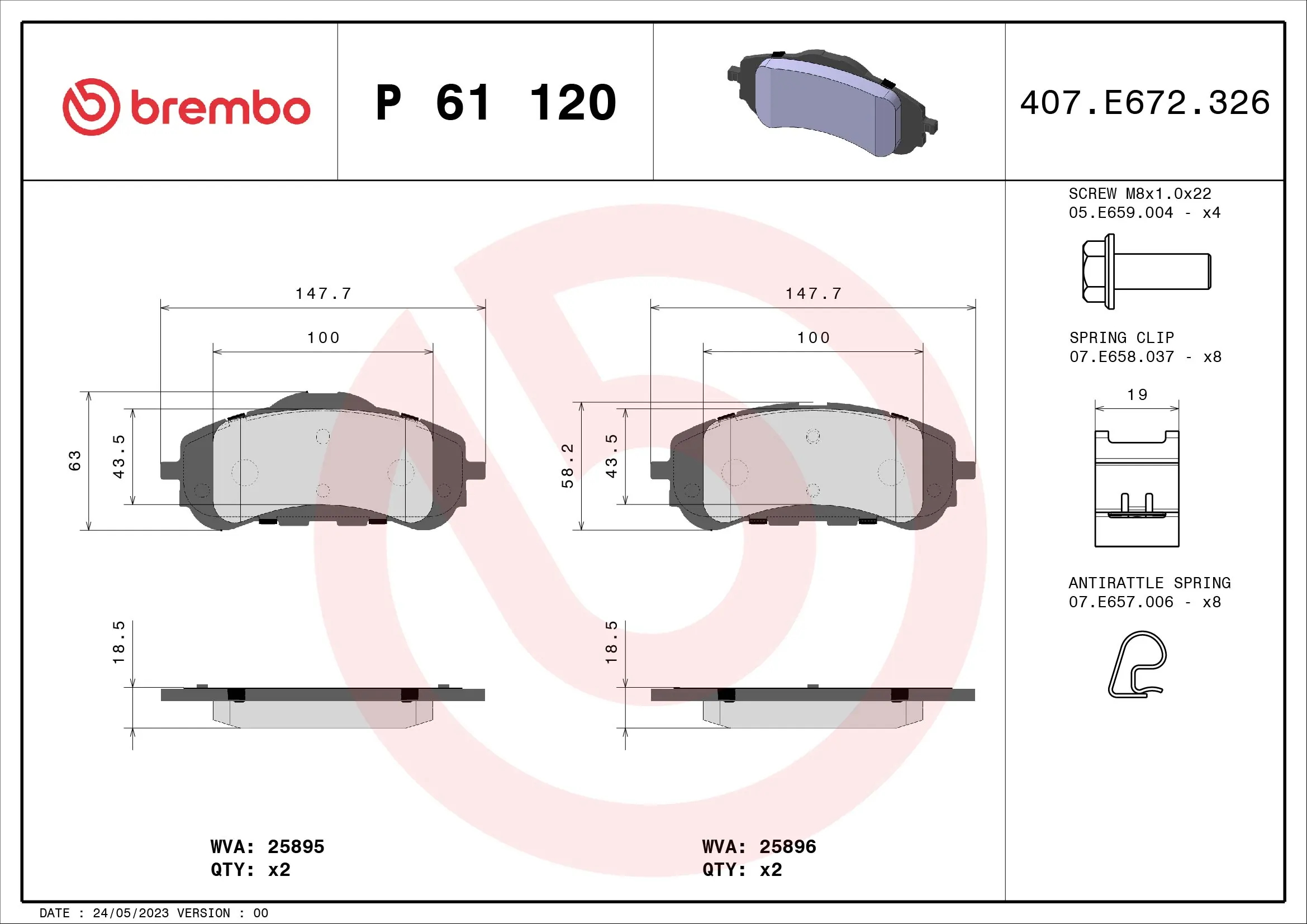 BREMBO P61120