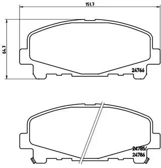 BREMBO P28043