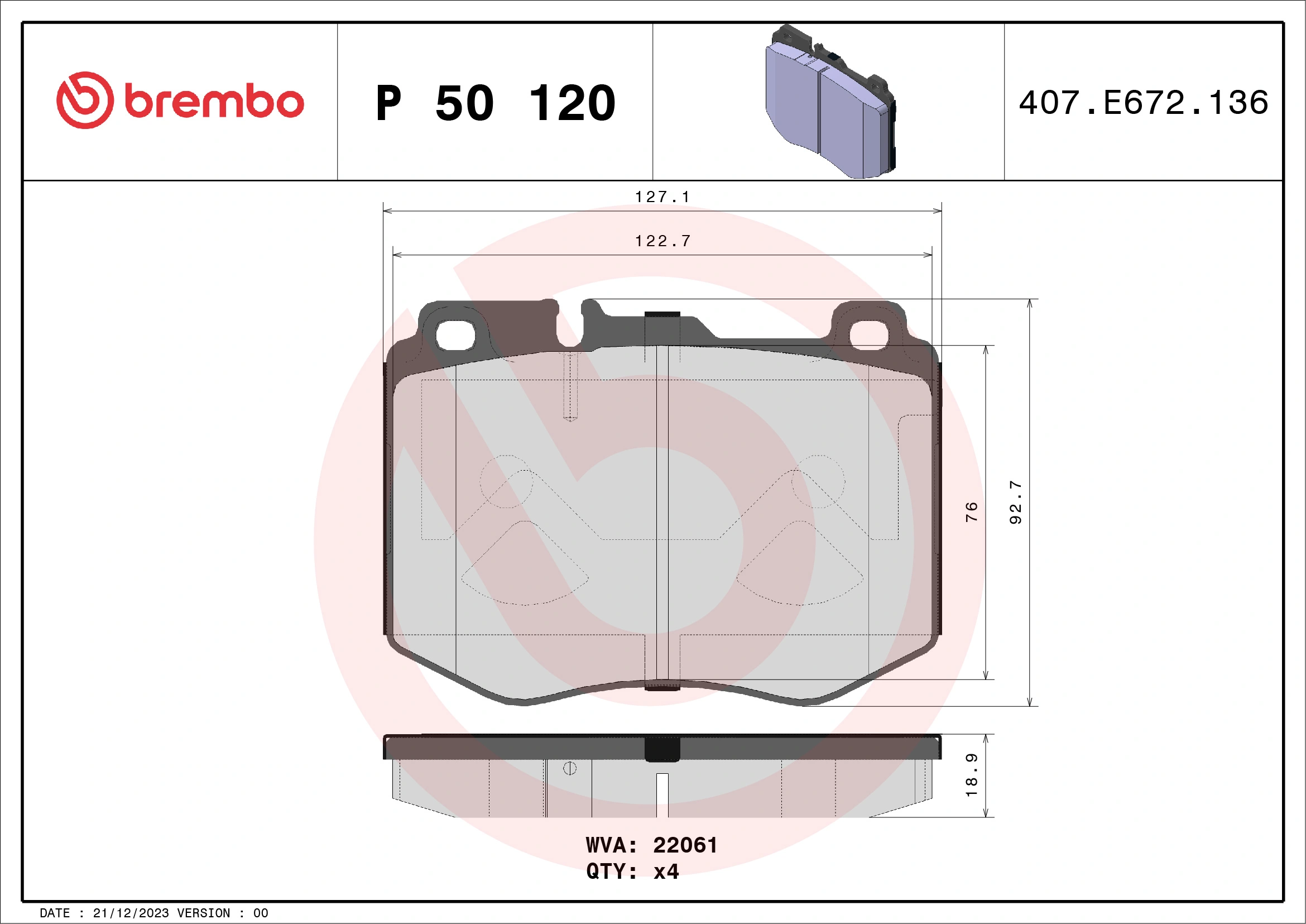 BREMBO P50120