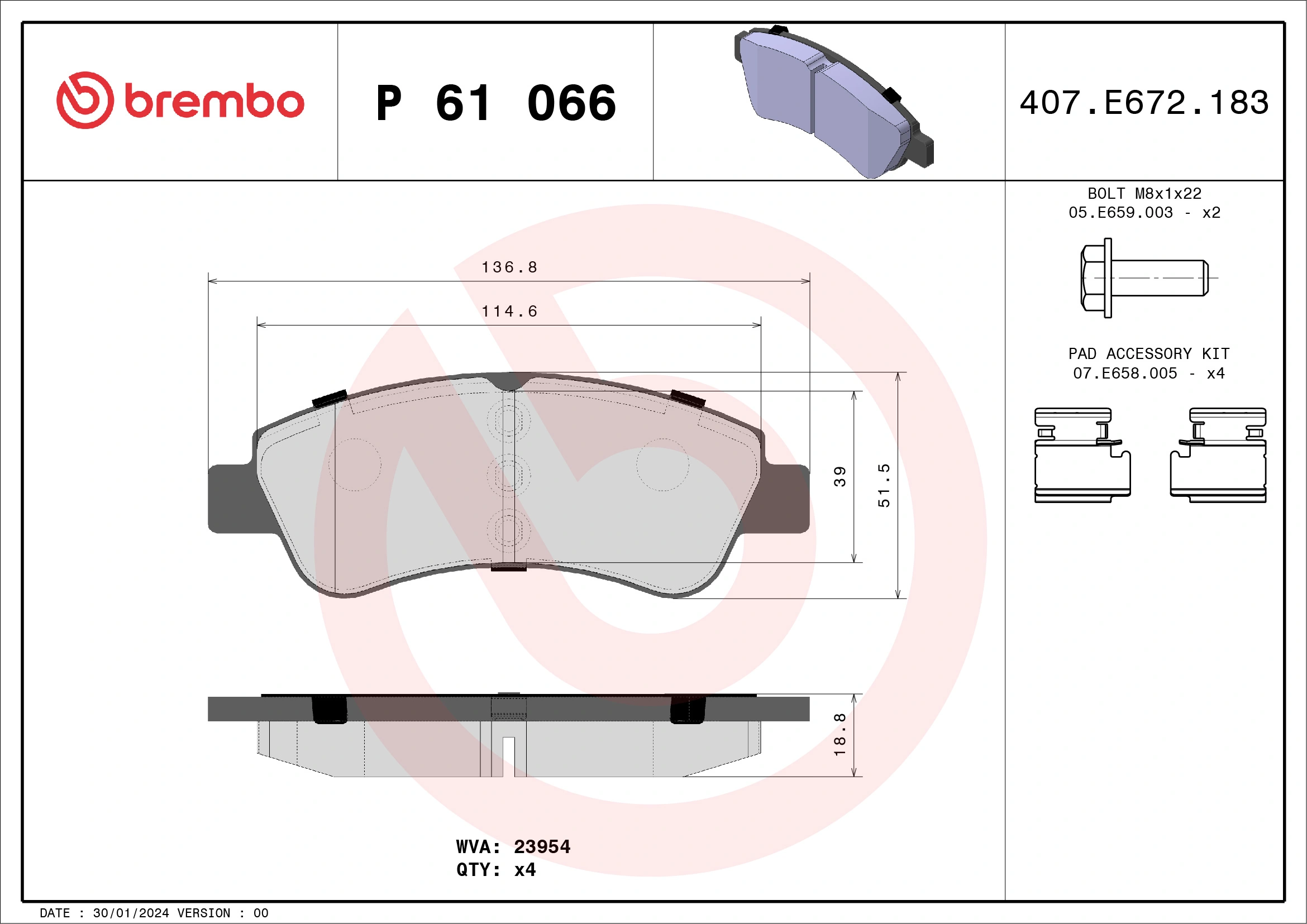 BREMBO P61066