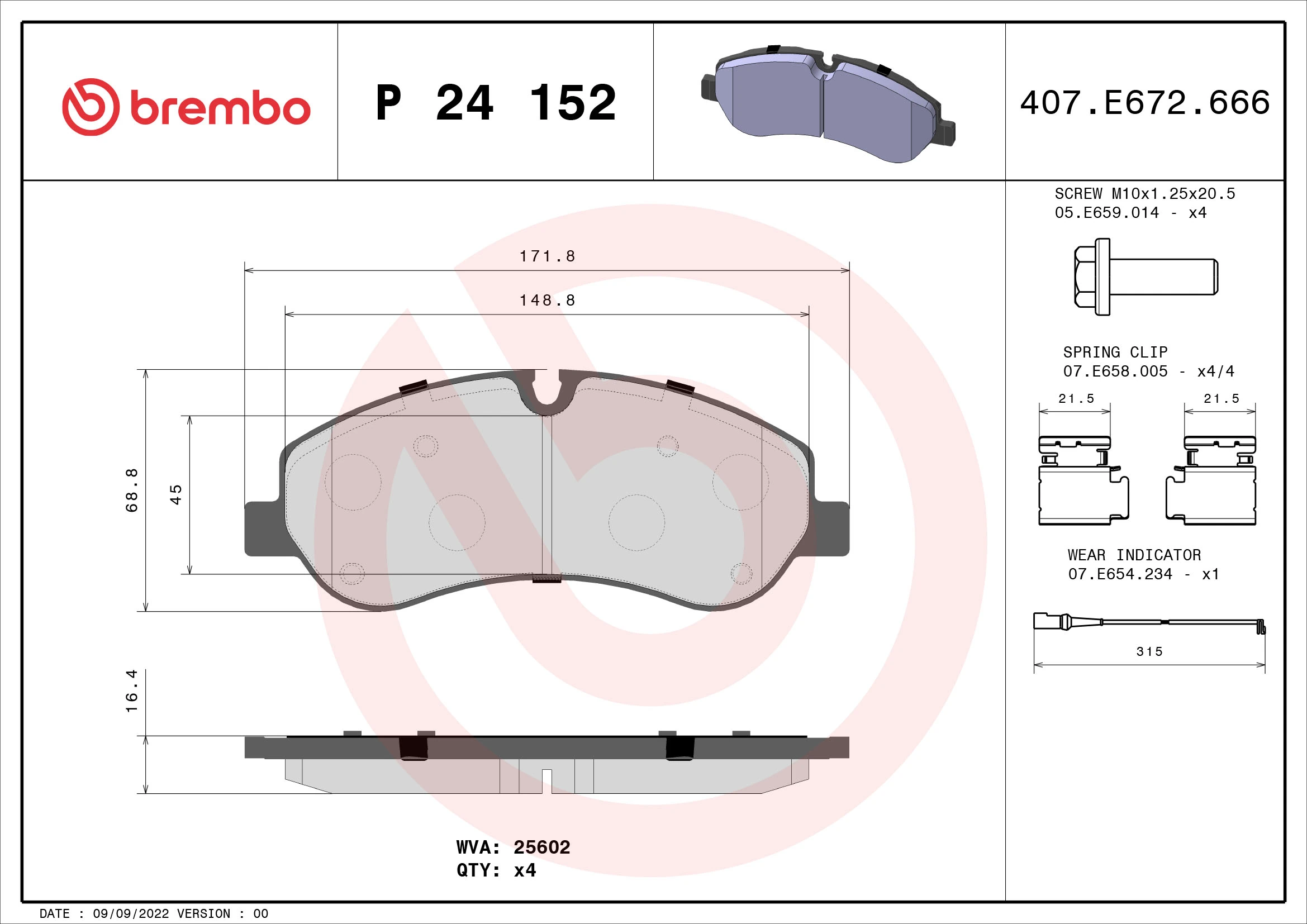 BREMBO P24152