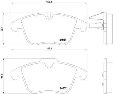BREMBO P61106