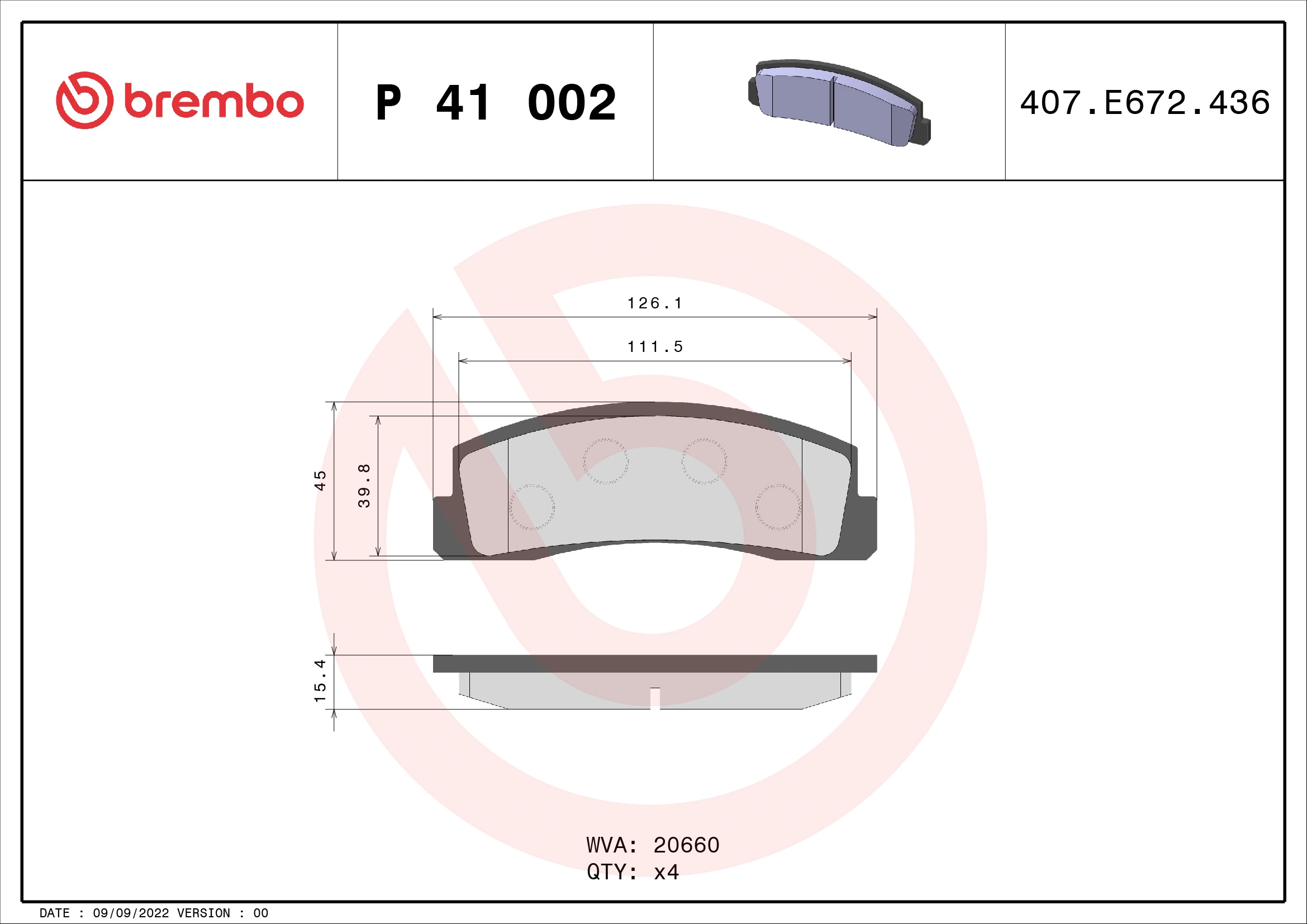 BREMBO P41002
