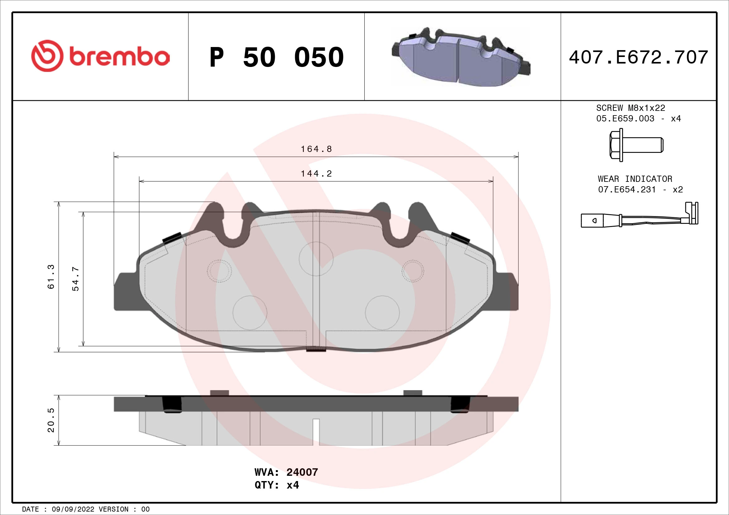BREMBO P50050