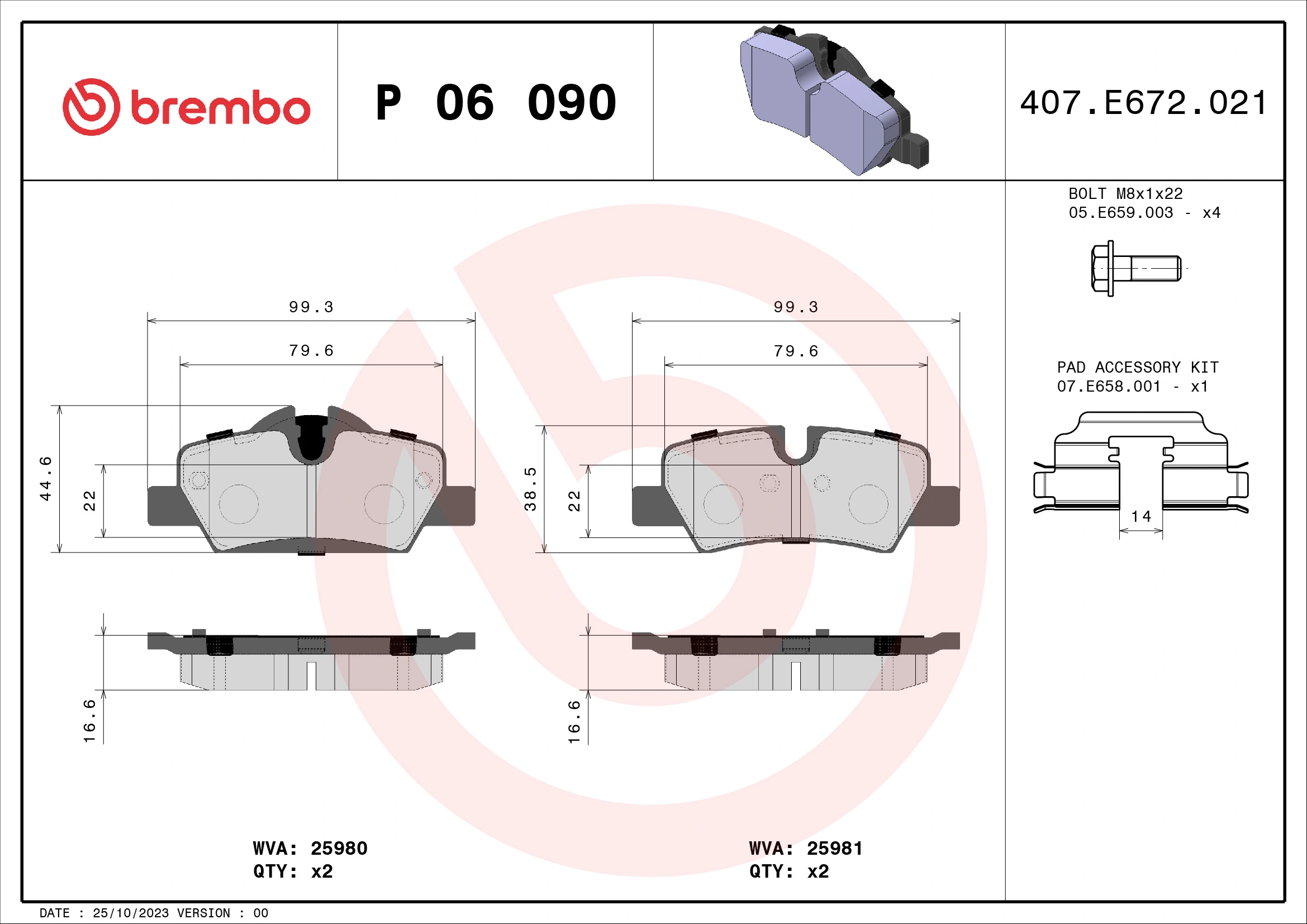 BREMBO P06090