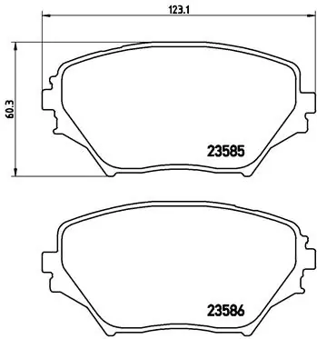 BREMBO P83055