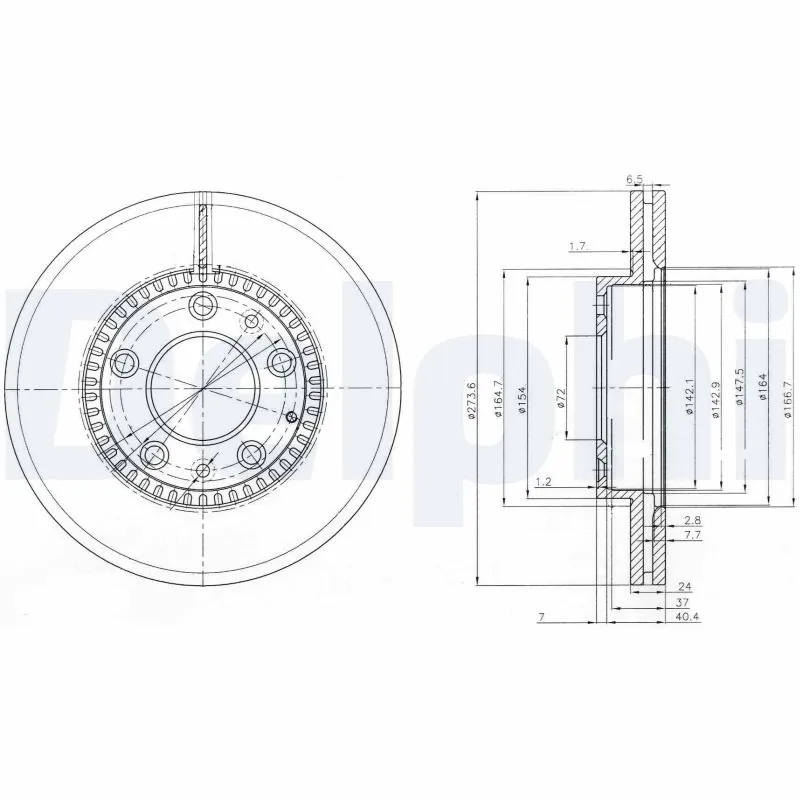 DELPHI BG3724