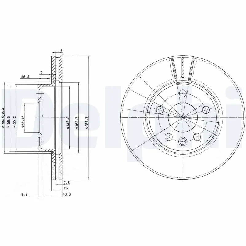 DELPHI BG3025