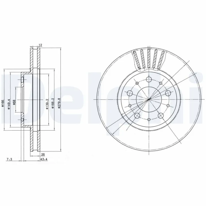 DELPHI BG2841