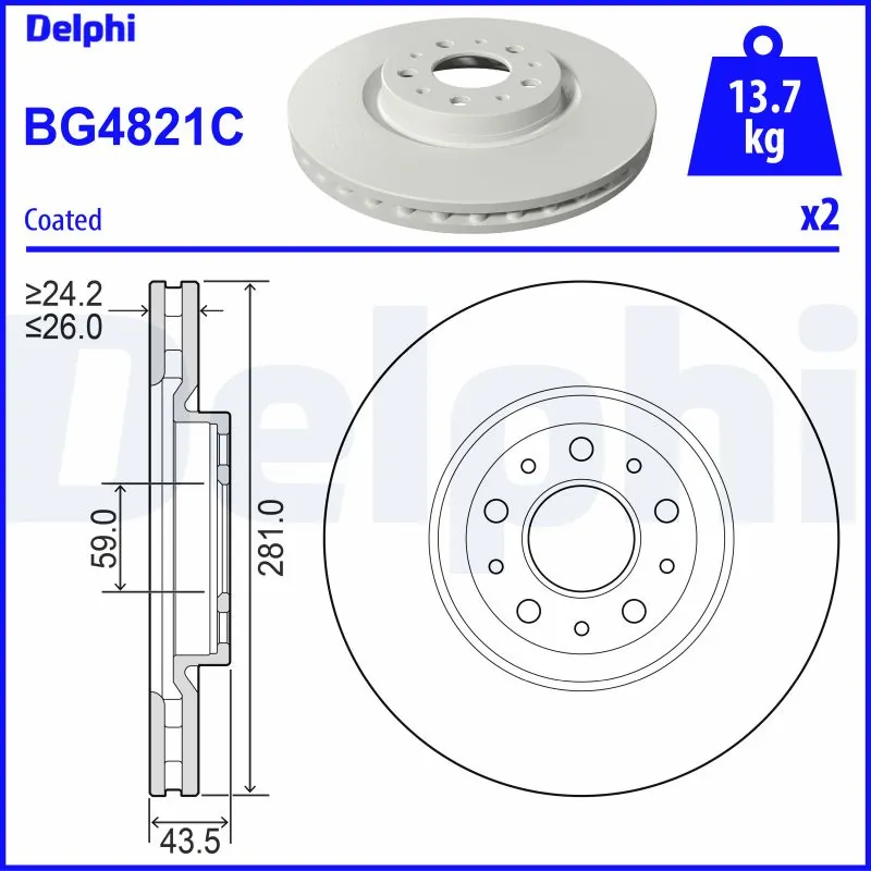 DELPHI BG4821C