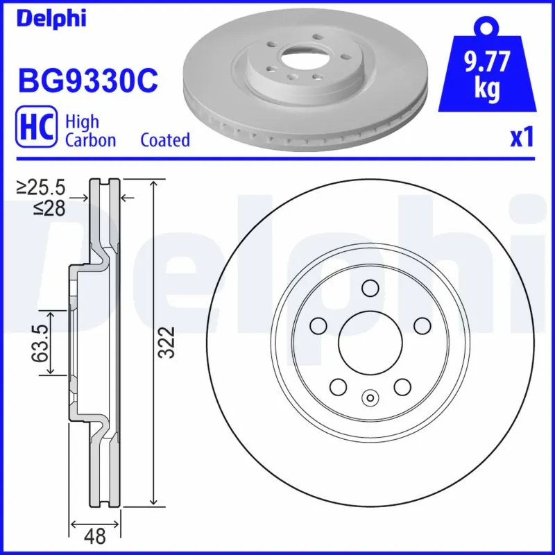 DELPHI BG9330C