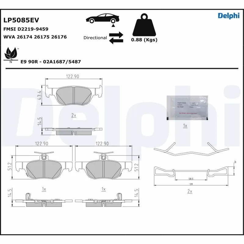 DELPHI LP5085EV