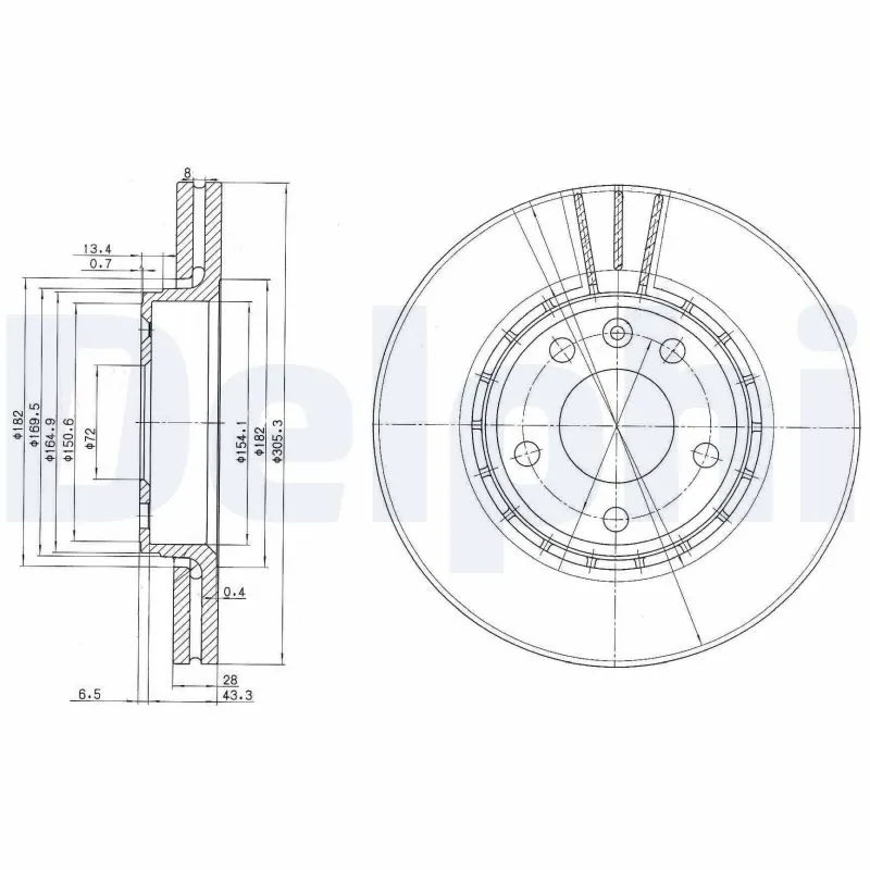 DELPHI BG3768