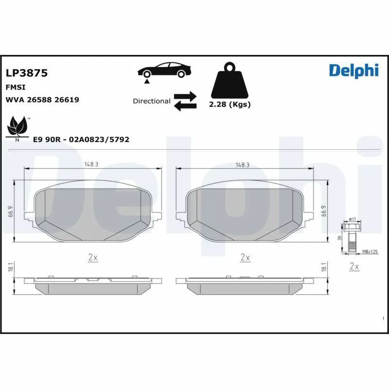 DELPHI LP3875