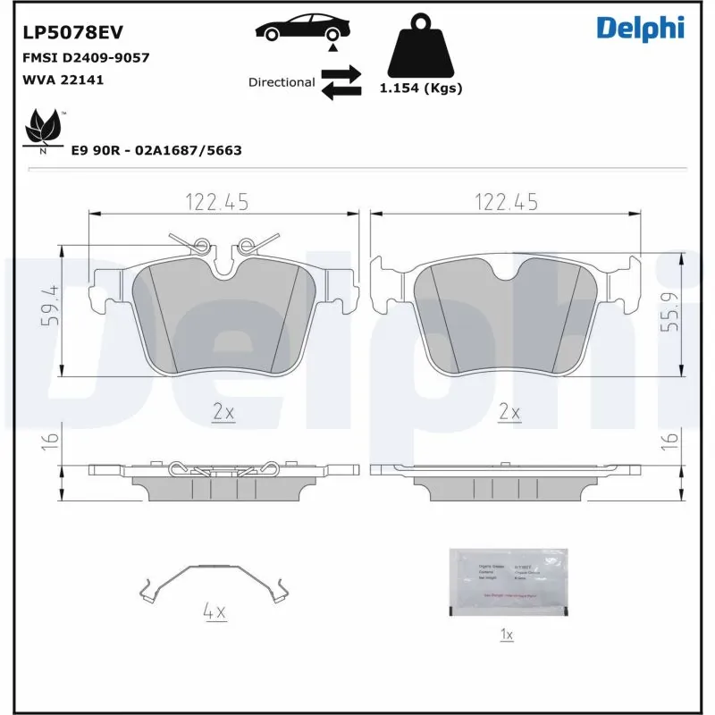 DELPHI LP5078EV