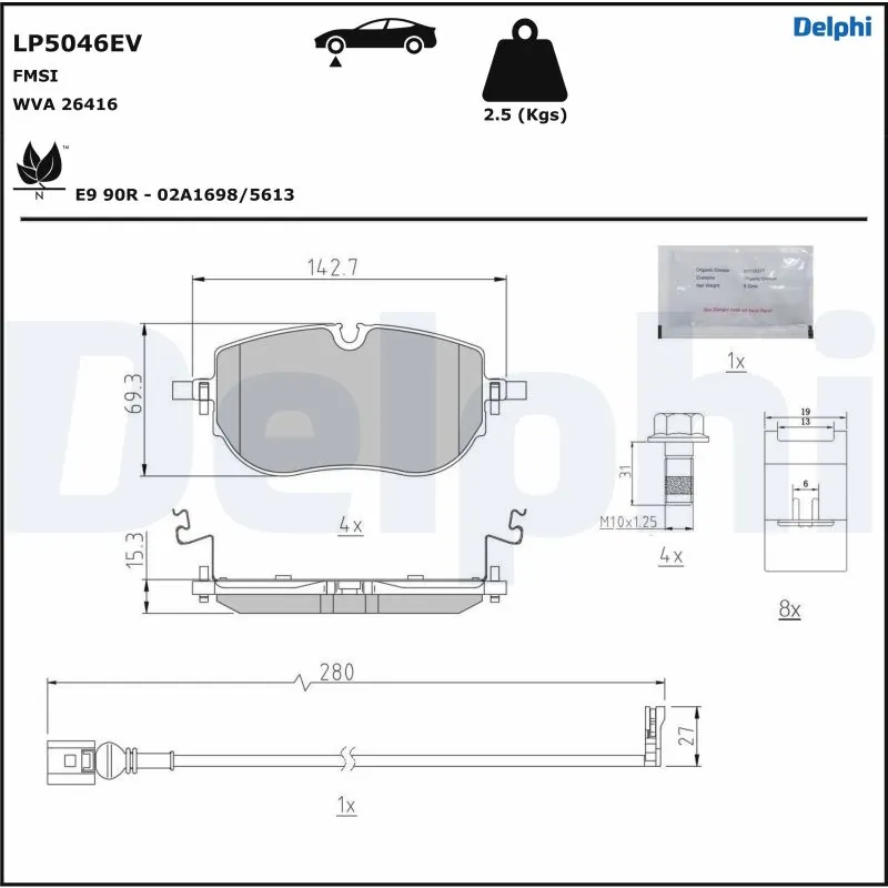 DELPHI LP5046EV