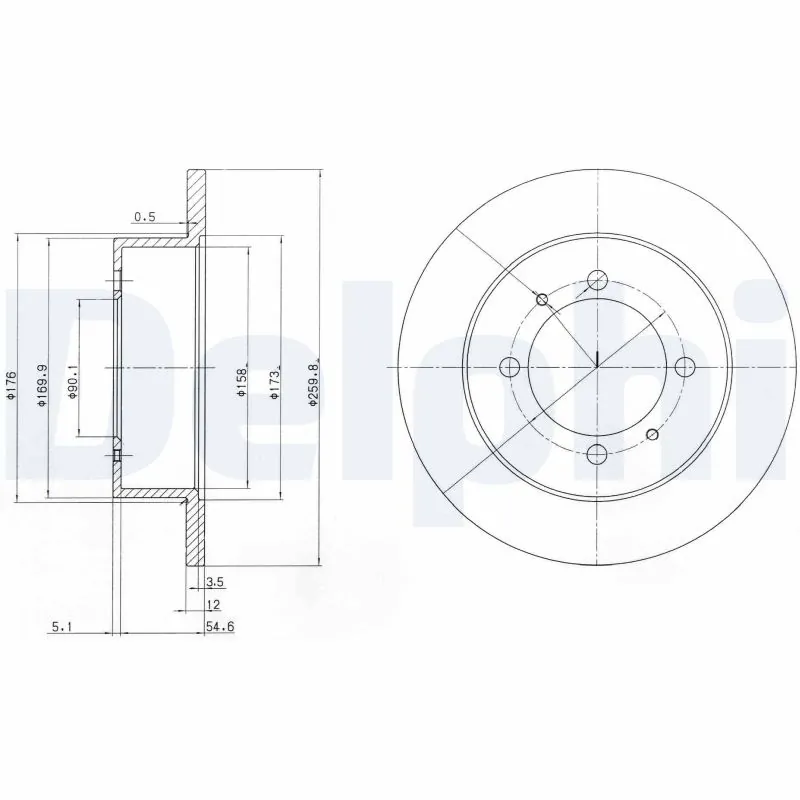 DELPHI BG3609
