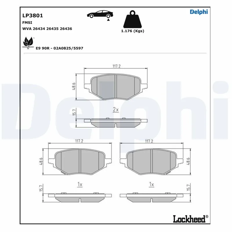 DELPHI LP3801