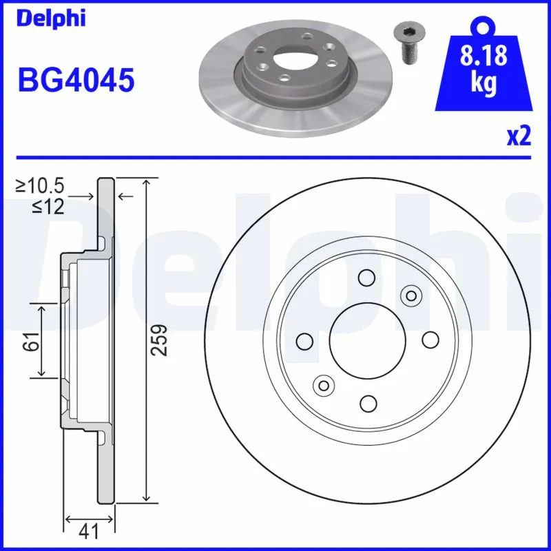DELPHI BG4045