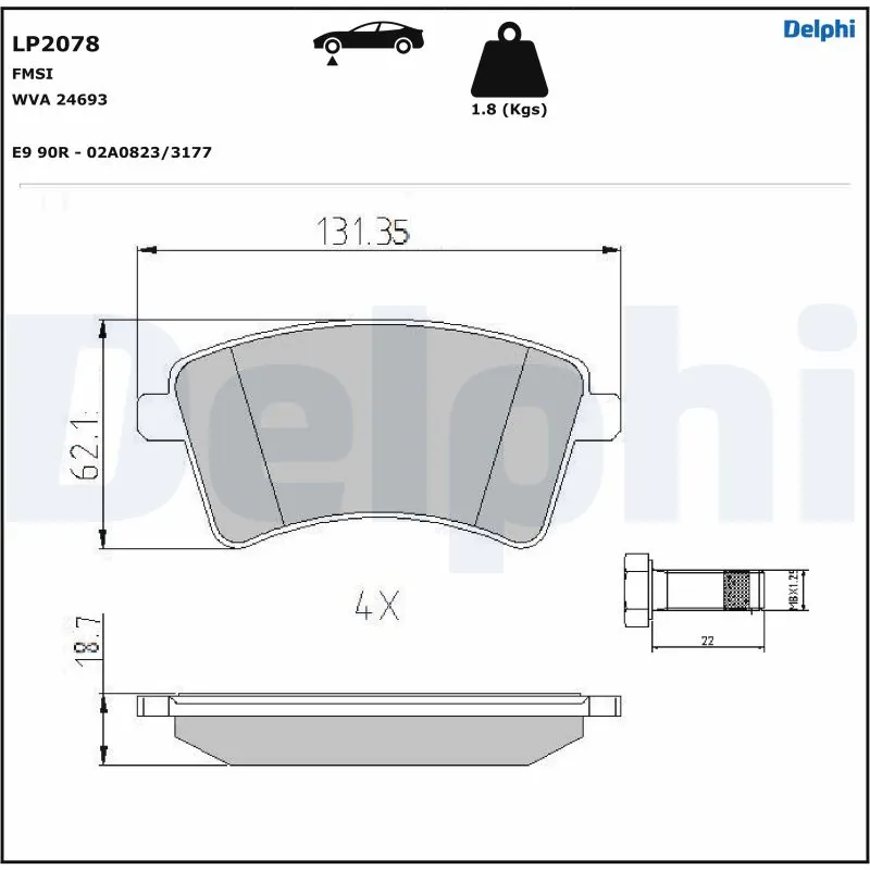DELPHI LP2078