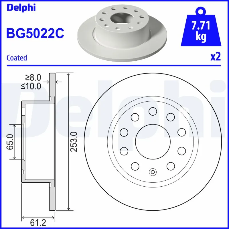 DELPHI BG5022C