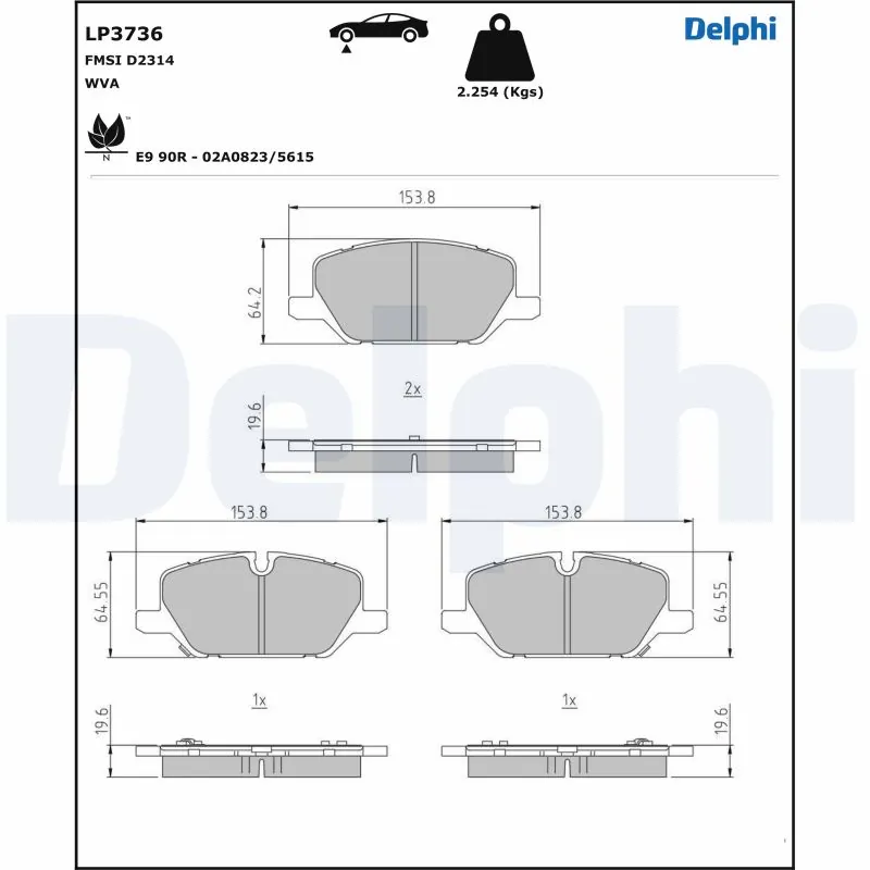 DELPHI LP3736