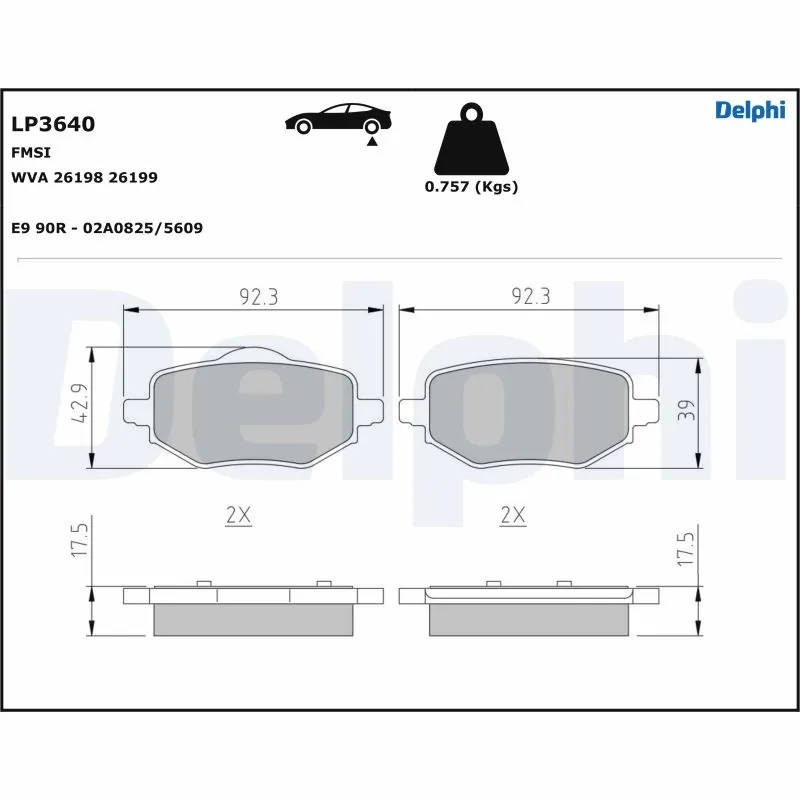 DELPHI LP3640