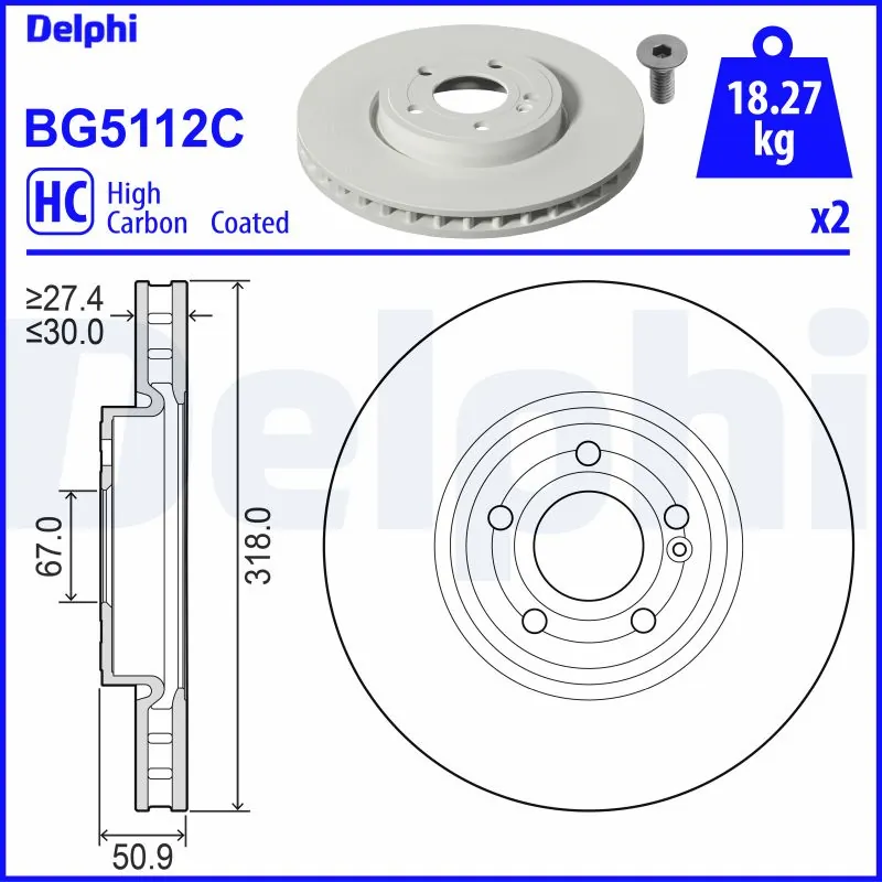 DELPHI BG5112C