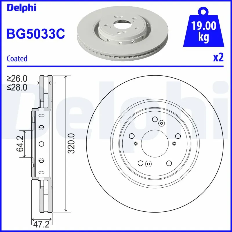 DELPHI BG5033C