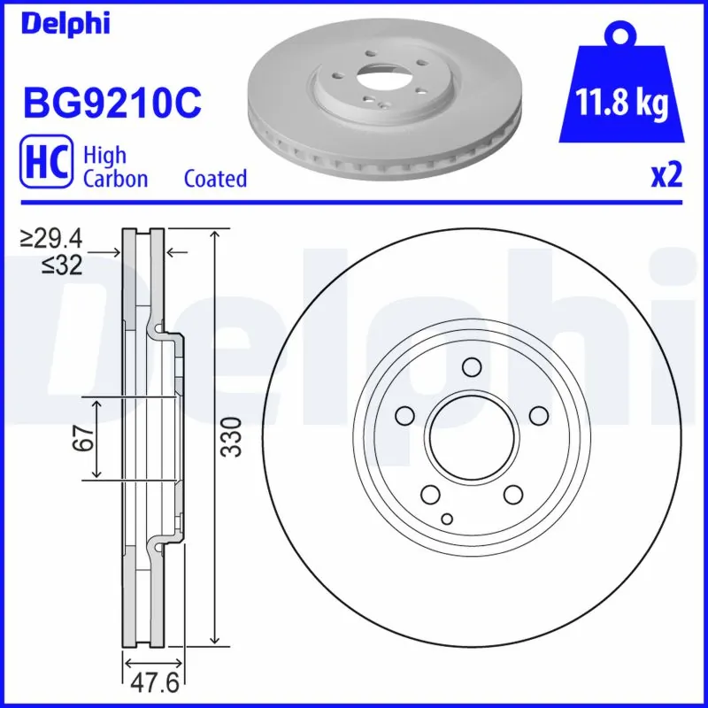 DELPHI BG9210C
