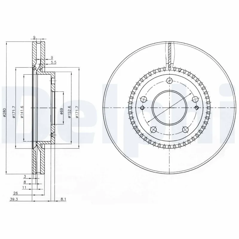 DELPHI BG3861C