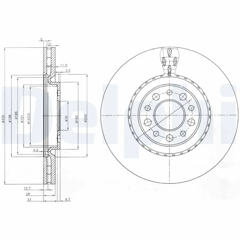 DELPHI BG3993