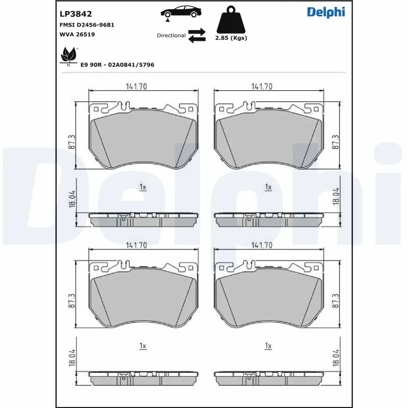 DELPHI LP3842