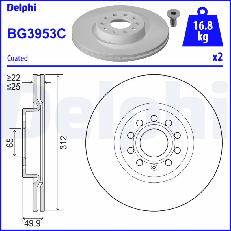 DELPHI BG3953C