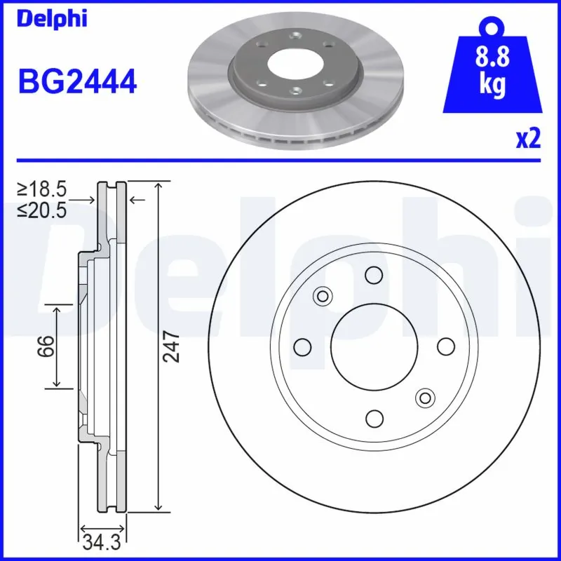 DELPHI BG2444