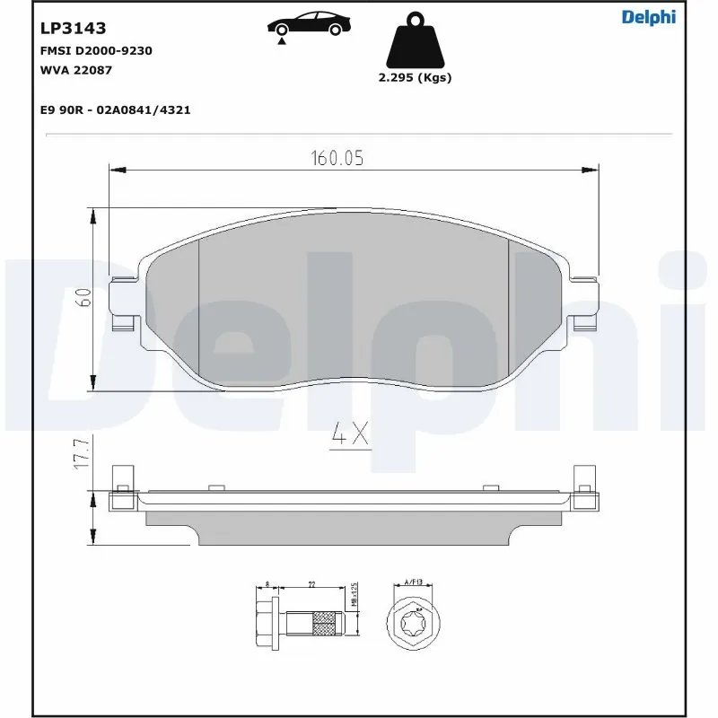 DELPHI LP3143